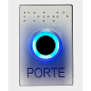 Bouton poussoir sans contact UB-one - Finition chrome mat