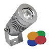 spot orientable 3w inox 316l ip67 dc24v 3000°k
