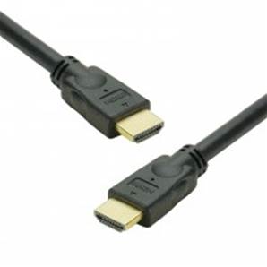 Cordon HDMI A M/M PERFORM 4K/60ips HDR 4:4:4 gaine pvc noire 5m