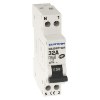 Disjoncteur  1P+N 32A NF courbe C connexion vis haut/bas 3kA