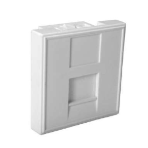 Plastron avant 45x45 1 port Keystone