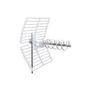 Antenne UHF ELIKA 700 canaux 21-48 dipole passif Gain de 17dB, filtr