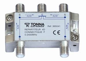 REPARTITEUR 4D 'F' 5/2400 MHZ VRAC