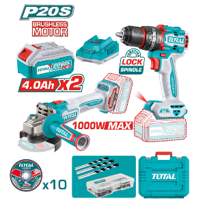 PACK PERCEUSE A PERCUSSION + MEULEUSE BRUSHLESS A BATTERIE