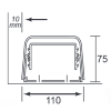 Goulotte 110mm longueur 2m