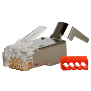 CONNECTEUR RJ45 FTP CAT6  1.35/8 AWG23 Maxi TRAVERSANT Boite 50 PC