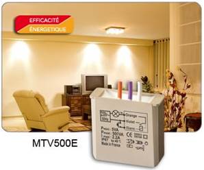 Televariateur Encastre 500W MTV500E