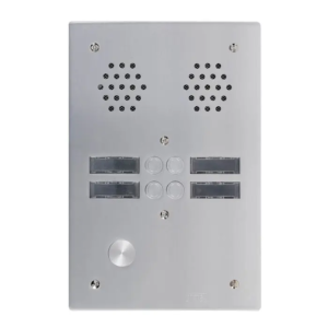 Plaque a.v alu 6mm 2rangées 04bp