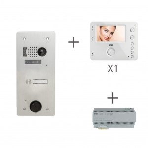 Kit Video Alu1R 1Bp 2 Voice Programmé