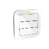Tyxia 2330  Commande radio murale pour volets roulants