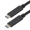 Cordon USB C 3.2 gen 1   Male/Male 3A - noir - 1 m
