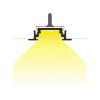 PROFILE RAINURE 2000MM ALU BRUT POUR BANDEAU LED