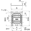 Chemin de câble RKSM RKSM 620 FS 60x200x3050 Z 275