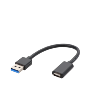 Adaptateur USB 3.2 gen 1 - A Male / C Femelle  noir - 0m20