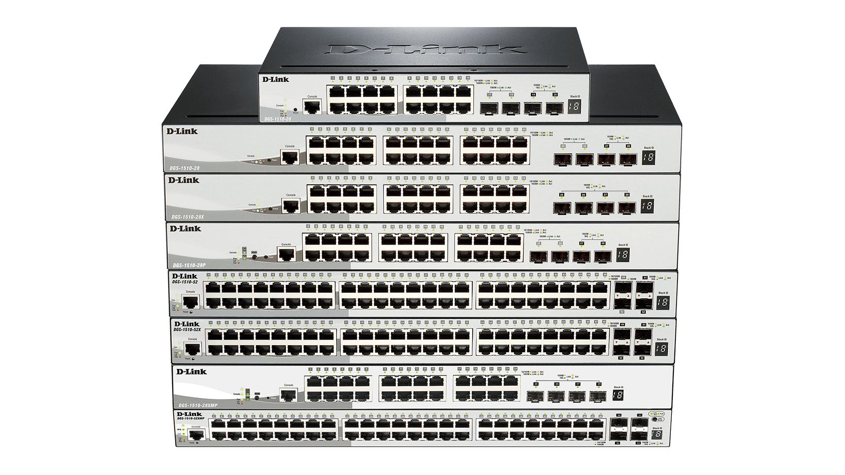 SWITCH 24 PORTS GIGA + 4 SFP+