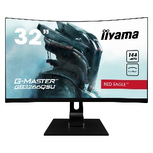 MONITEUR 31,5" G-Master Red Eagle, dalle VA incurvé, haut parleur